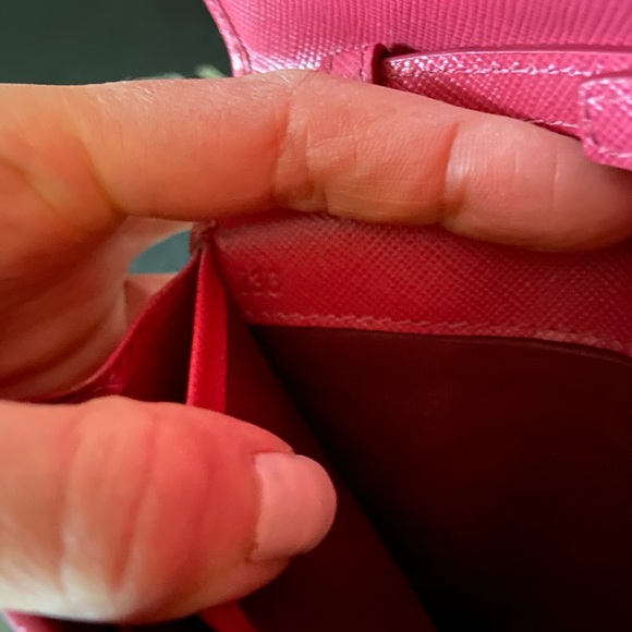 Authentic Prada saffiano crossbody WOC - Picture 7 of 12